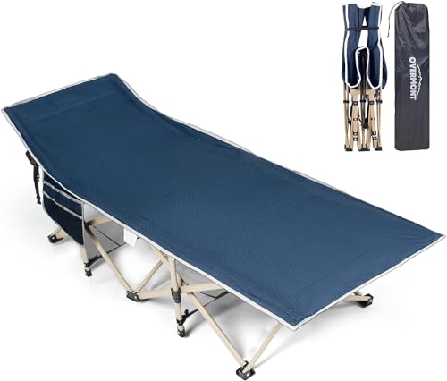 OVERMONT Oversized Folding Camping Bed for Adults 75 28 Extra Wide Top Dad