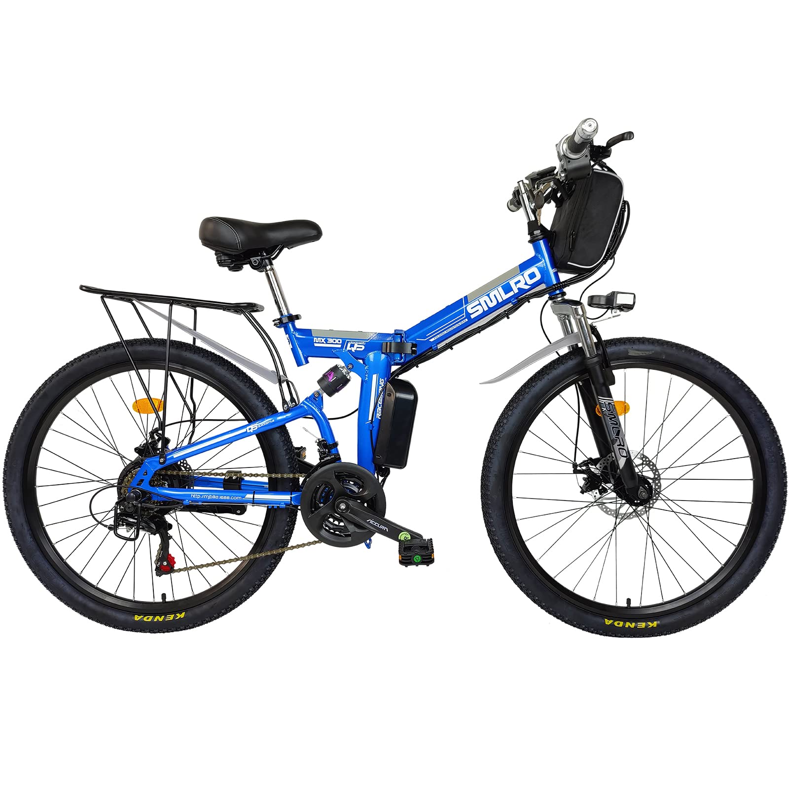 AKEZ 26 Electric Folding Bikes for Adults Men Women Folding Electric Top Dad