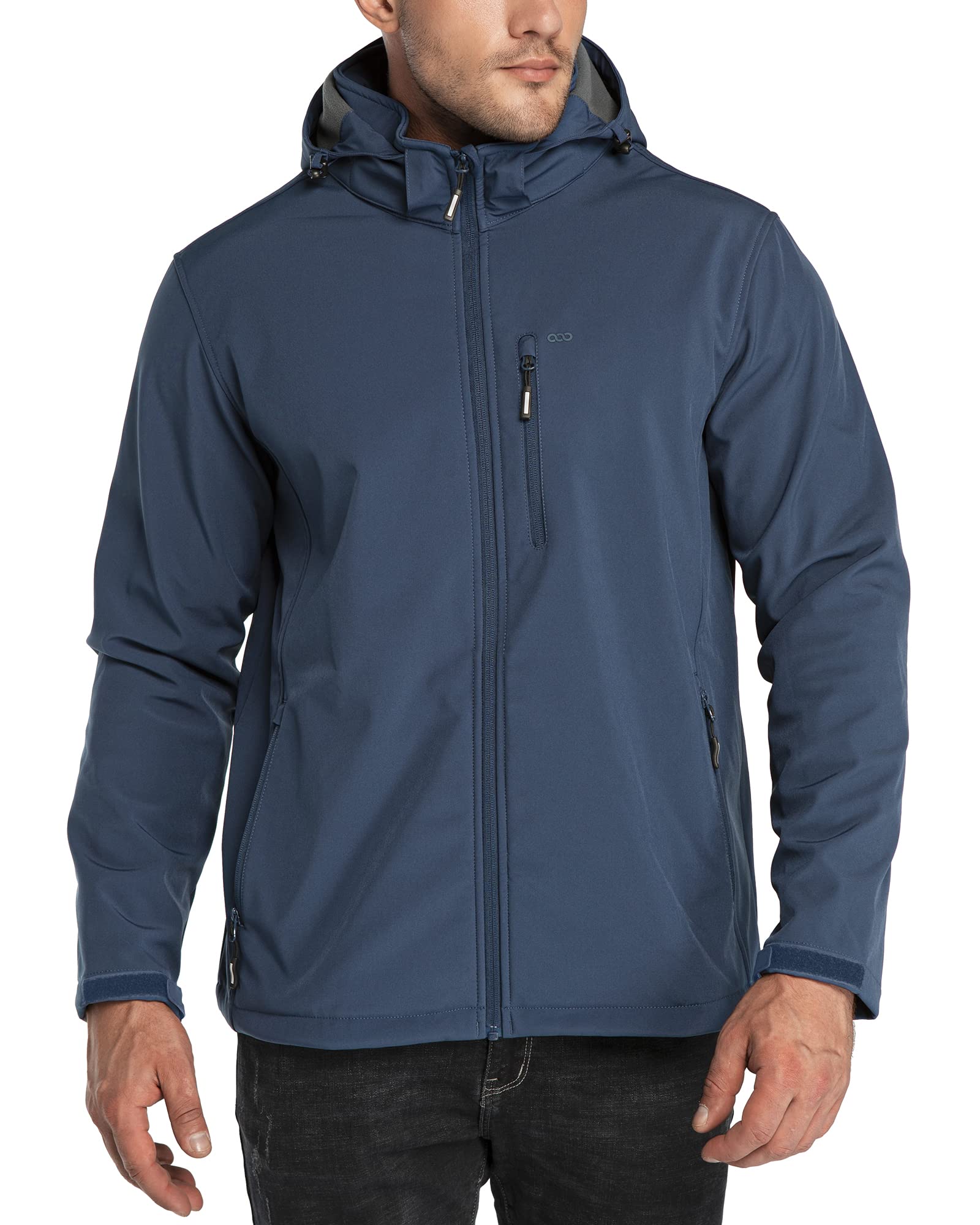 33 000ft Men s Waterproof Jackets Fleece Lining Softshell Jacket Mul Top Dad