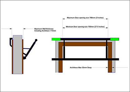 Innovation Fitness Powerbar 2 Professional pull up bar NO Assembly and 10 year guarantee