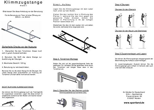 Innovation Fitness Powerbar 2 Professional pull up bar NO Assembly and 10 year guarantee