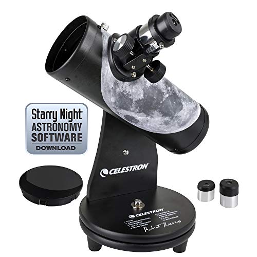 Celestron Signature Series Moon By Robert Reeves Features A Superb Moon Astronomical Telescope, Black (22016)