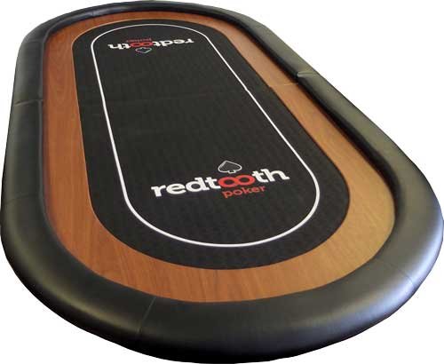 Redtooth Poker 8 Seat Speed Cloth Poker Table Top with Fold and Carry Case