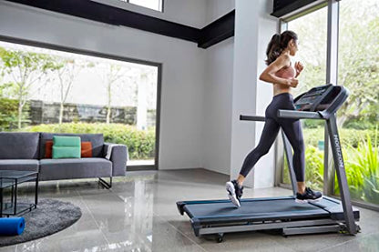 Horizon Fitness TR5.0 @Zone Folding Treadmill for Home - Portable Walking and Running Machine w/Bluetooth Connectivity - Foldable Treadmill with Incline - Home Exercise Equipment - 127 x 40.6 cm Deck