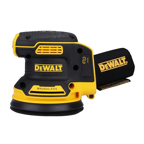 DEWALT DCW210N XJ Cordless Sander 18V XR Brushless 125mm Bare Unit Top Dad