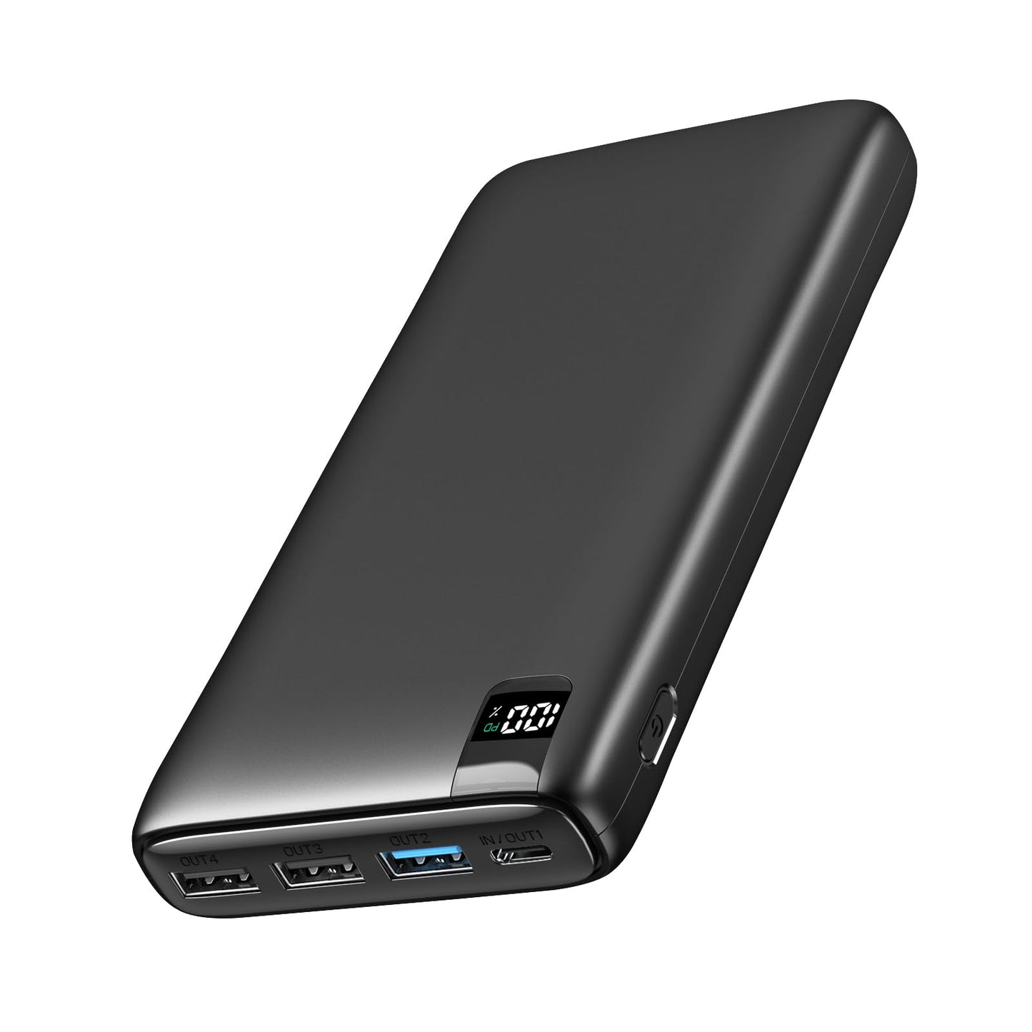 A ADDTOP 26800mAh Power Bank 22.5W Fast Charging Portable Charger USB C Portable Phone Charger PD QC 3.0 External Battery Pack with 4 Outputs for Smartphones and Tablets