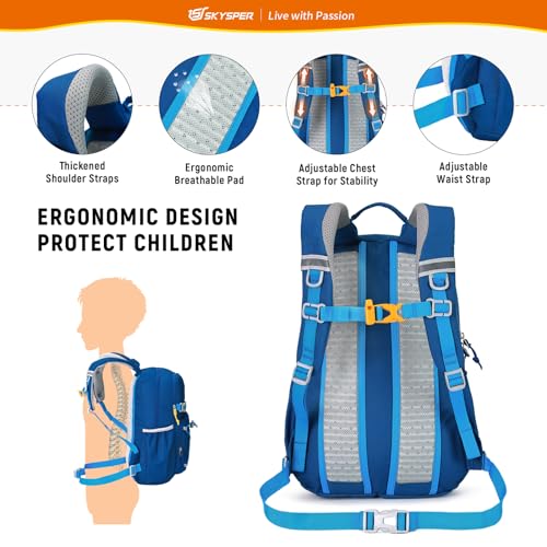 Children's backpack with chest strap best sale