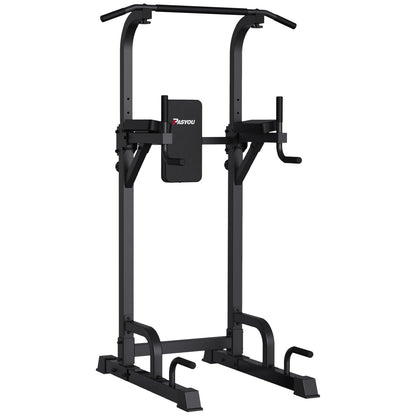 PASYOU PU40 Power Tower, Adjustable Pull Up Bar Dip Station for Home Gym Strength Training, Pull Up Bar Dip Stand Workout Equipment Max Load 660LBS