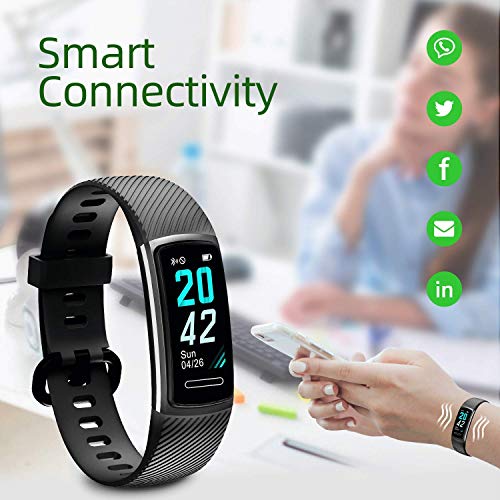 TEMINICE High End Fitness Trackers HR Activity Trackers Health Exerci Top Dad