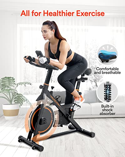 - UREVO 10kg Flywheel Indoor Exercise Bike -