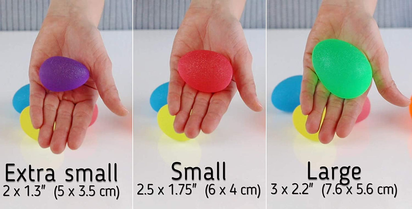 - The Friendly Swede Stress Balls | For Adults and Kids | Hand Exercise Squeeze Ball for Grip Strength -