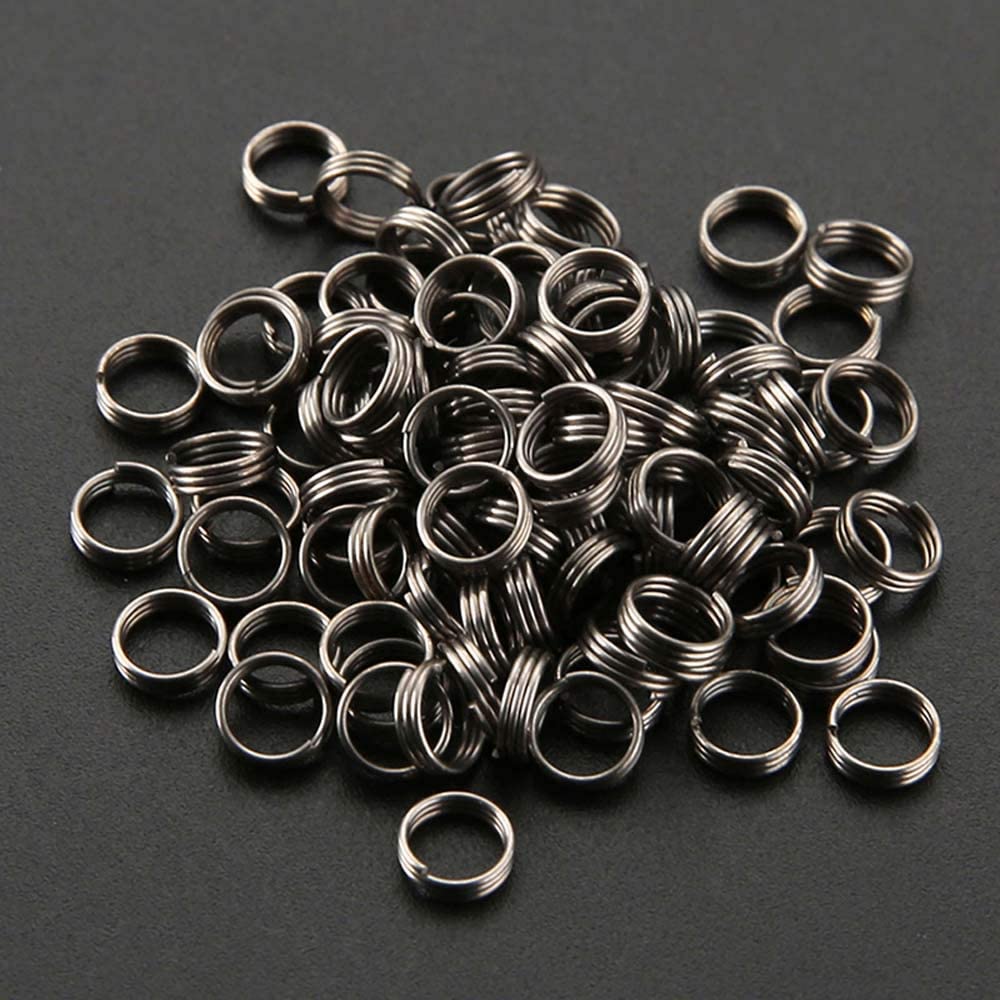 ANIPP Stainless Steel Dart Shaft Rings O-Ring Spring Ring for Dart Nylon Shafts Accessories 4.15 MM 100 PCS, One Size