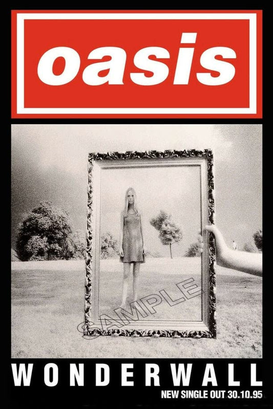 Oasis Wonderwall Vintage Poster Rock Band Music Heavy Metal Photo Wall Art Picture Poster A4 By 2517 - OLD SCHOOL SOLDIER