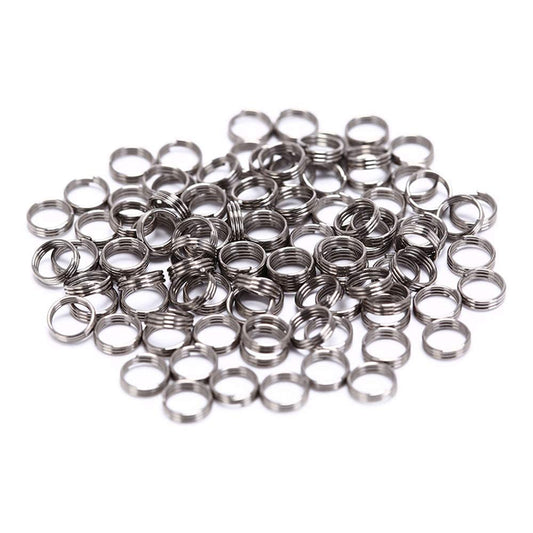 ANIPP Stainless Steel Dart Shaft Rings O-Ring Spring Ring for Dart Nylon Shafts Accessories 4.15 MM 100 PCS, One Size