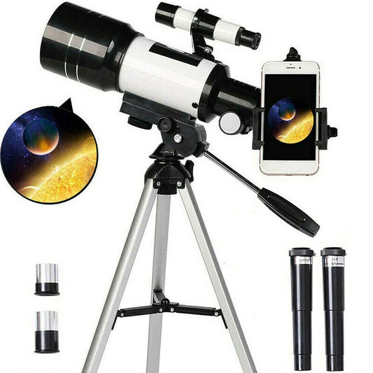 - TUOKE Telescope | Astronomy Adult Kids Beginners | 150X Astronomical Refractor Telescope | 300X70mm -