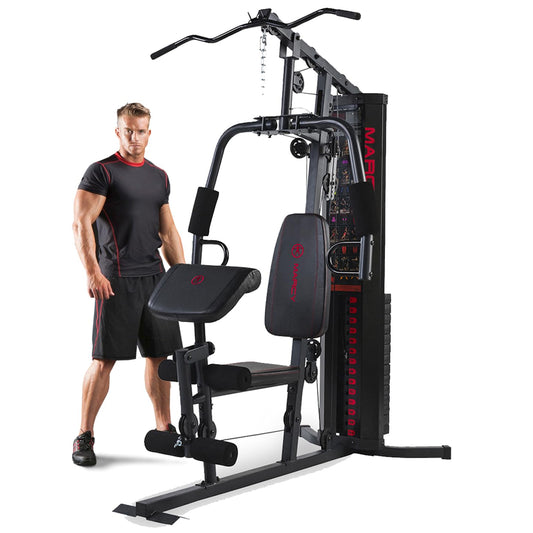 Marcy Eclipse HG3000 Compact Home Gym with Weight Stack, 68 kg