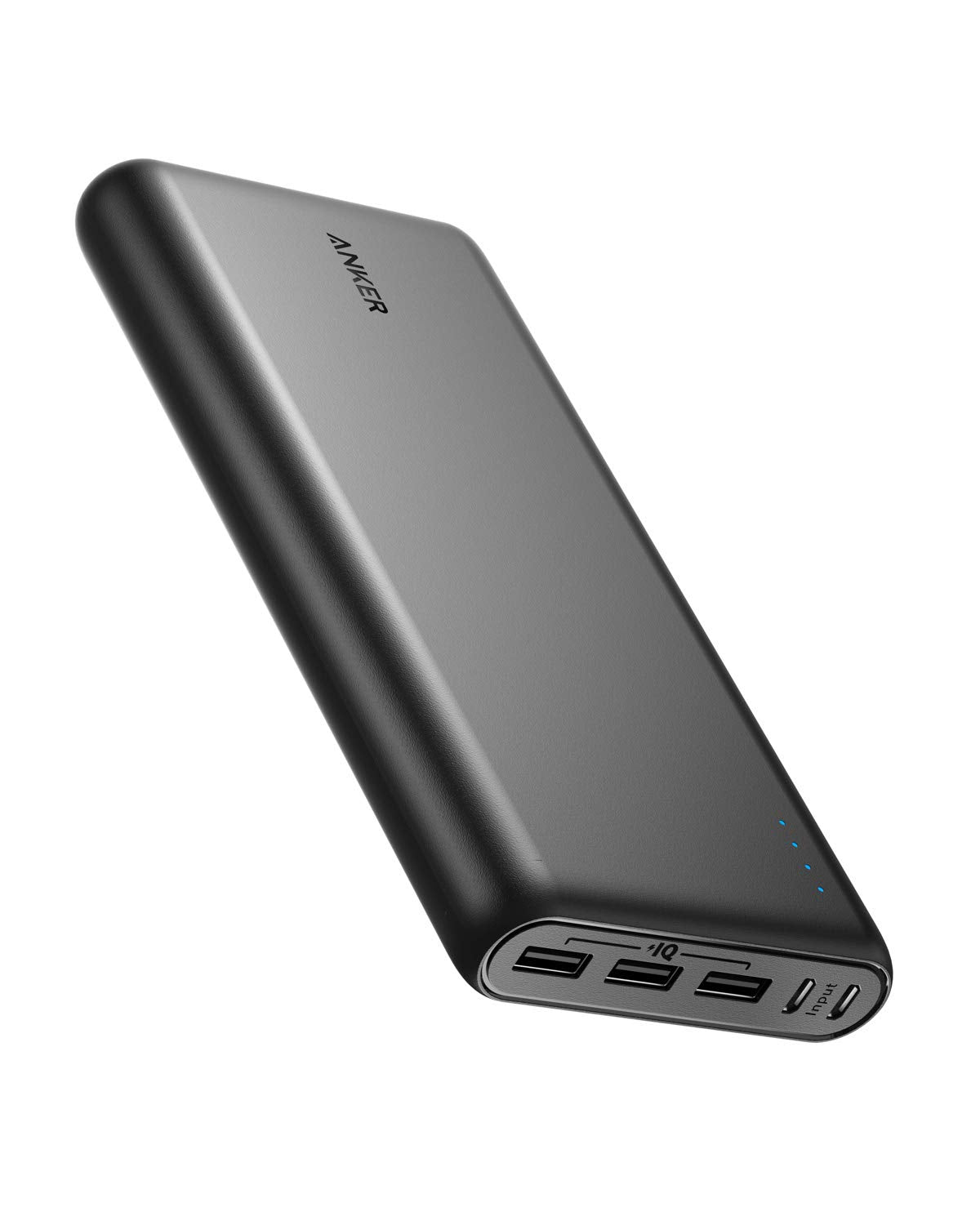 Anker Power Bank, PowerCore 26800mAh Portable Charger with Dual Input Port and Double-Speed Recharging, 3 USB Ports External Battery for iPhone 15/14/13 Series, iPad, Galaxy, Android and More