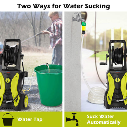 - Stream Pressure Washer | 2000W 150Bar 450L/H | Portable Electric Power Washer -