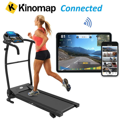 Nero Sports - Electric Treadmill Foldable Motorized with KINOMAP ZWIFT Bluetooth connection 24 month warranty