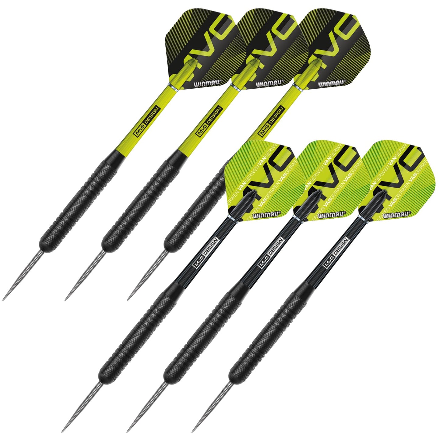 - WINMAU Michael van Gerwen MvG Cabinet Set including Dartboard, Cabinet, Darts and Accessories