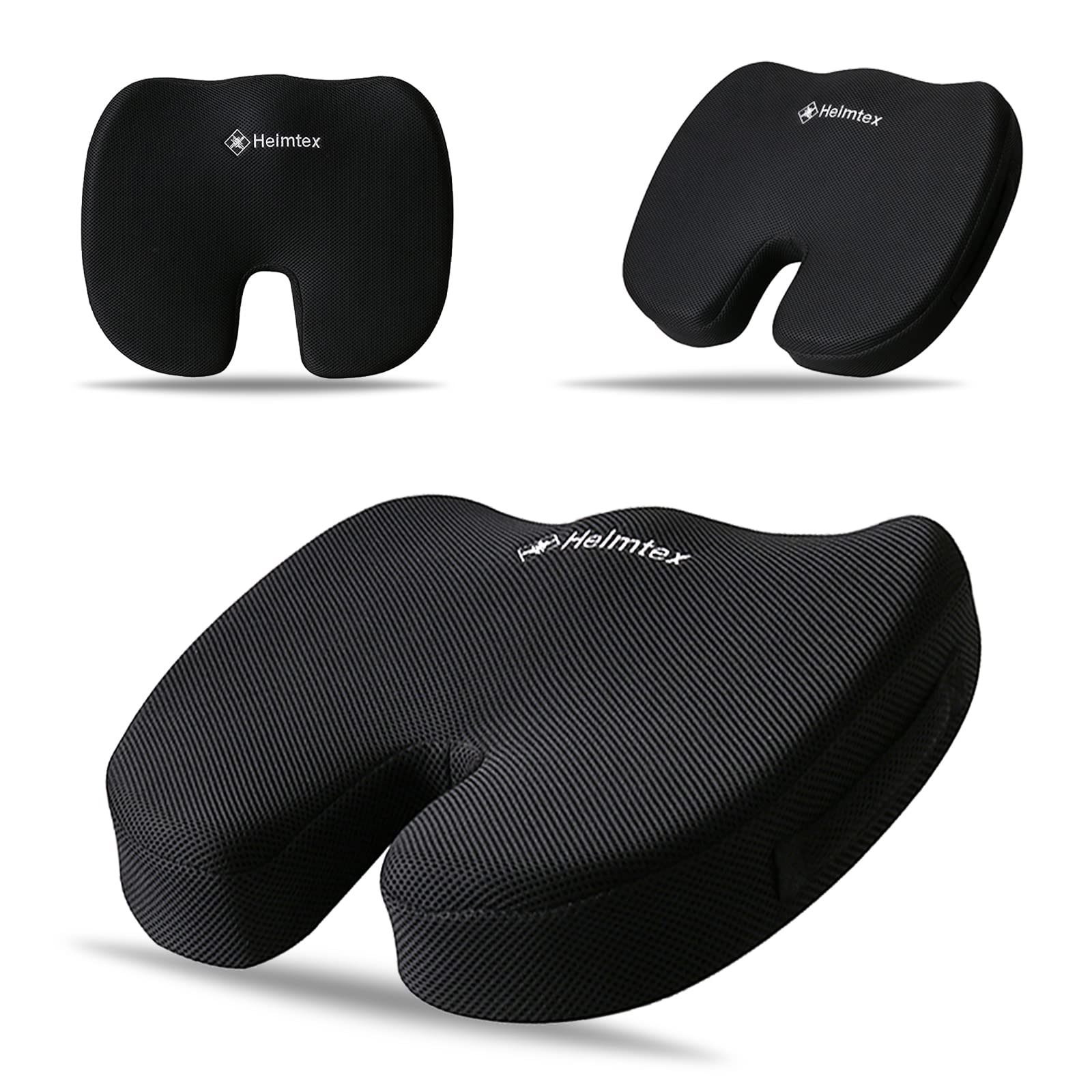 EDS Seat Cushion for Office Chair Memory Foam Coccyx Pain Relief Cushi Top Dad