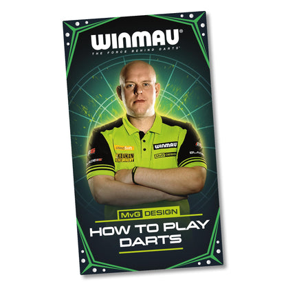 - WINMAU Michael van Gerwen MvG Cabinet Set including Dartboard, Cabinet, Darts and Accessories