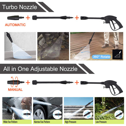 - Stream Pressure Washer | 2000W 150Bar 450L/H | Portable Electric Power Washer -