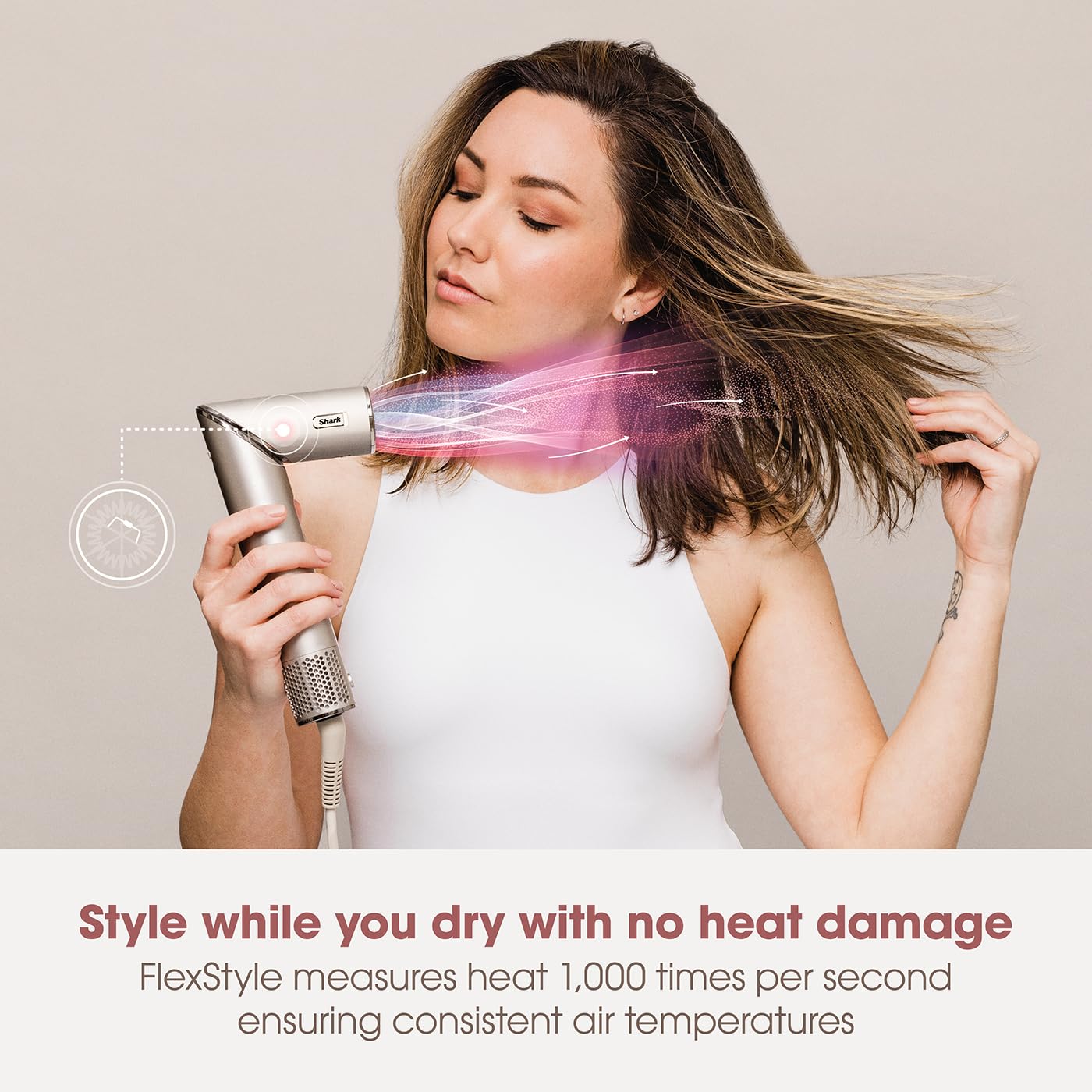 Shark FlexStyle 5 in 1 Air Styler Hair Dryer with Auto Wrap Curlers Top Dad