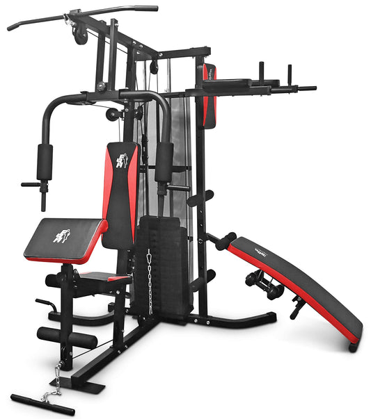 Fit4home Multi Gym Workout Station | Home Fitness Body Exercise Machine | Total-body Workout | Multifunctional Workout Station | TF-7005A, (81.64 KG)