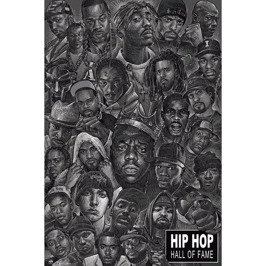 Grupo Erik Hip Hop All Stars Poster - 24 x 36 Inches/91 x 61.5 cm Shipped Rolled Up Cool Wall Art Posters and Print Posters