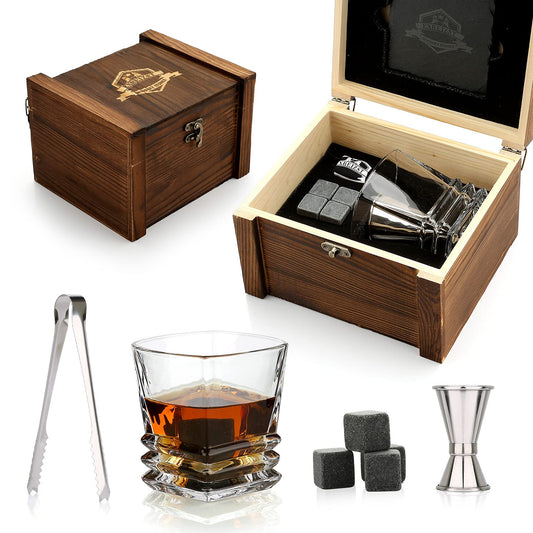 - Whiskey Stones, Whiskey Glass Gift Set whiskey gift sets for men