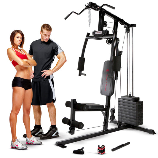 Marcy Club MKM-1101 Home Multi Gym 54 kg Stack - Black, One Size