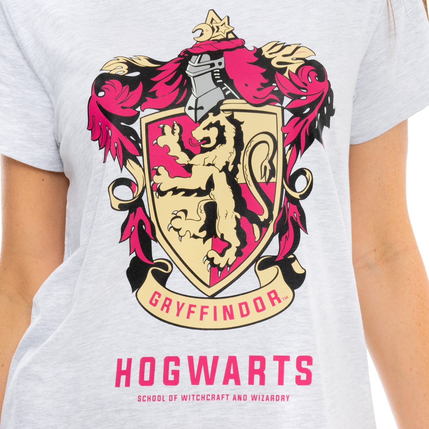 Harry Potter Womens Pyjamas Hogwarts Multicoloured Large