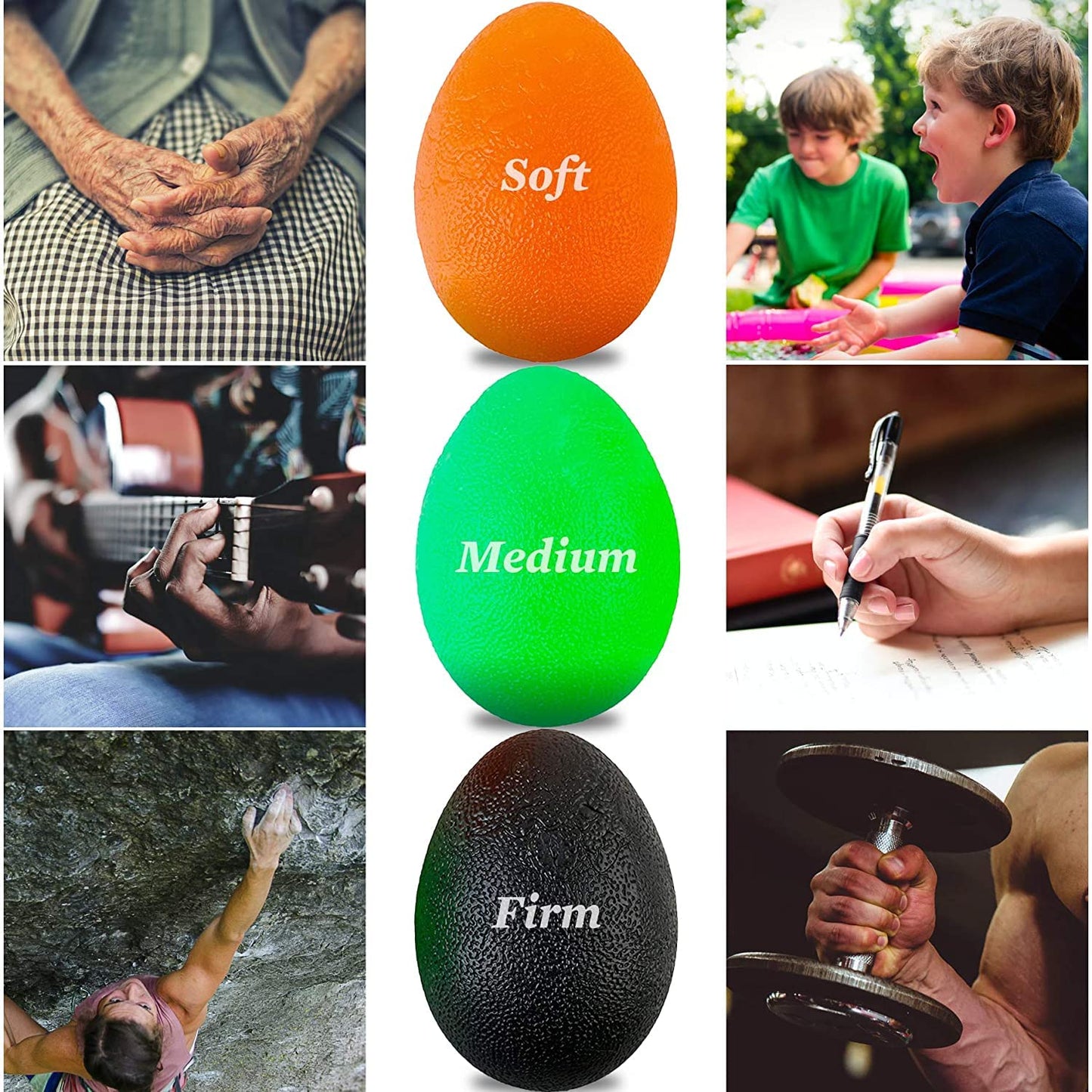 - The Friendly Swede Stress Balls | For Adults and Kids | Hand Exercise Squeeze Ball for Grip Strength -