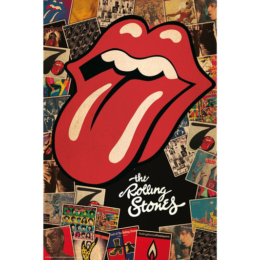 GB eye The Rolling Stones Collage 61 x 91.5cm / 24.2 x 35.8 inches Maxi Poster - Shipped Rolled - Art Poster - Wall Posters - Posters & Prints